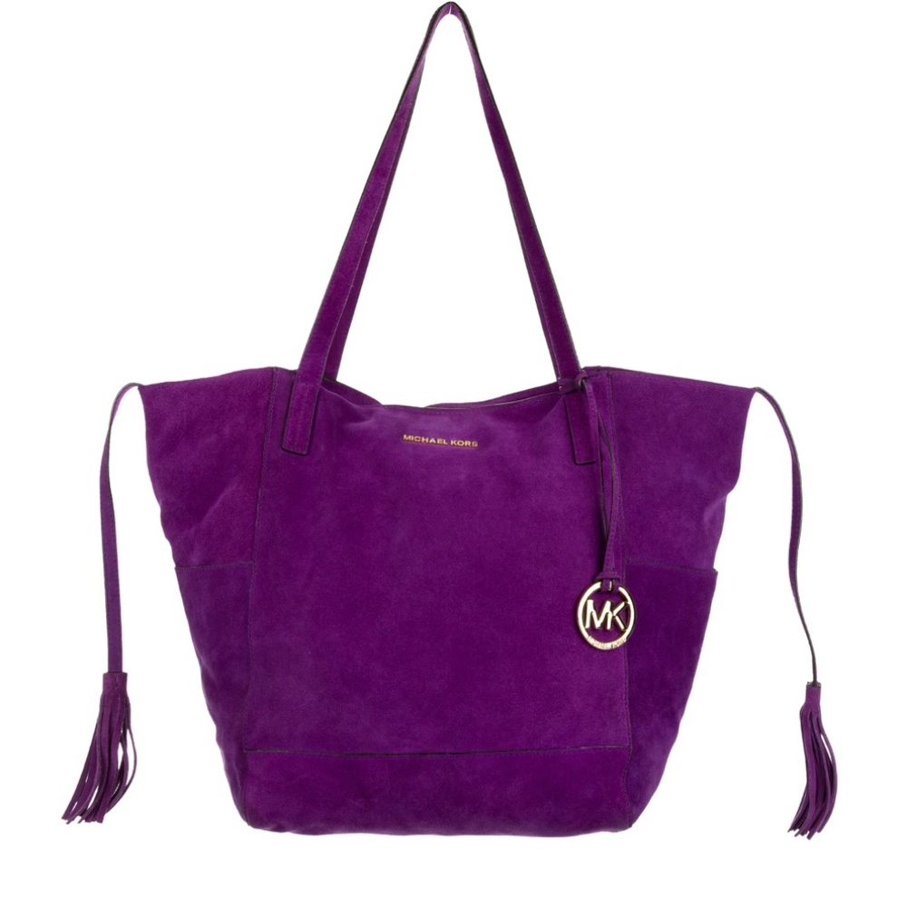 LAST CHANCE!! Michael Kors Purple Suede "Boho" Bag